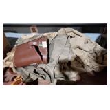 MILITARY CLOTHING & BINOCULARS