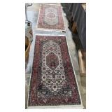 2 SMALL ORIENTAL RUGS 30x60