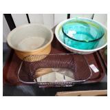 CHINA, GLASS, METAL BOWLS