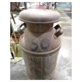 VINTAGE METAL DAIRY CAN 24'