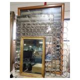 4 ASSTD WALL MIRRORS UP TO 29x41