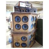BOSE EQUALIZER, PANASONIC MIXER, SPEAKERS