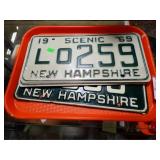 THREE 1960s NH LICENSE PLATES W/ TRAILER PLATE