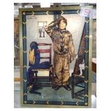 GLASS NORMAN ROCKWELL PANEL 9x13