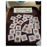 UNCIRCULATED PENNIES & ERROR COINS