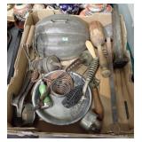 EARLY MOLD, CANDLE MOLD, KITCHEN PIECES