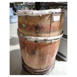 EARLY WOODEN BARREL 23'