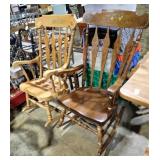 2 WOODEN ROCKERS