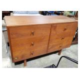 MCM TEAKWOOD DOUBLE DRESSER 47x32