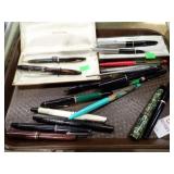 COLLECTION OF BALLPOINT & FOUNTAIN PENS