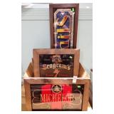COLLECTION OF BEER ADVERTISING SIGNS