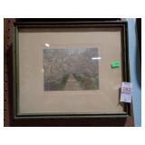 SMALL PETER SAWYER ORCHARD SCENE 12x10