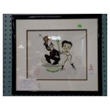 BETTY BOOP SERIGRAPH CEL 19x17