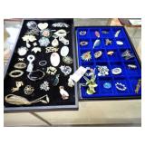 2 TRAYS COLLECTION OF PINS