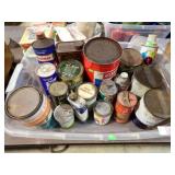 VINTAGE OIL CANS