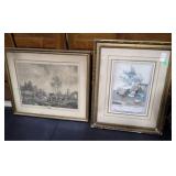 2 VICTORIAN ART PCS 19X25