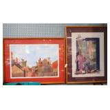 2 LG SIGNED ART PRINTS