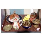 CHINA, TEAPOT, BRASS PCS, MORE