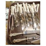 STERLING FLATWARE & CARVING SET