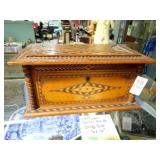19TH CENTURY SAILOR MADE DITTY BOX - AS FOUND