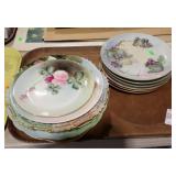 HANDPAINTED CHINA W/ RUDOLSTADT