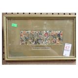SMALL 'WELLINGTON & BLUCHER' TEXTILE ART 12x7