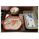 3 ORIENTAL DISHES