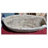 STONE GARDEN BOAT PLANTER 27'