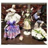 FIGURINES W/ ROYAL DOULTON & MORE