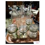 DAIRY BOTTLES & CANNING JARS
