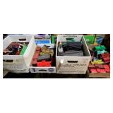 4 BOXES RR TRAINS & ACCESSORIES