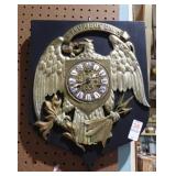 EAGLE WALL CLOCK 13x17