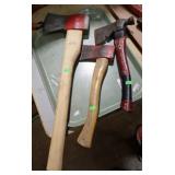 2 HATCHETS + AXE