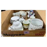 Collectible Lot: Pink Rose Porcelain Heart,...