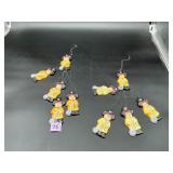 Pair of Vintage Fireman Ceramic Wind...