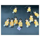 Pair of Vintage Fireman Ceramic Wind...