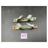 vintage  bronze marine boat chocks
