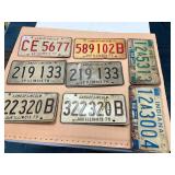 1970s License Plates