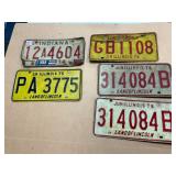 1970s License Plates