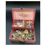 Jewelry Box 'Junk Drawer' Lot - Assorted Parts,...