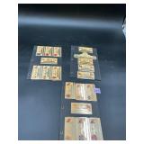 Novelty Gold-Tone Social Security Style ID...