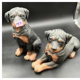 Universal Statuary 1980 Realistic Rottweiler...