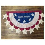 Lafayette Brewing Co. Embroidered Bunting Flag