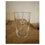 Clear Glass Star Logo Pint Glasses 1 Box