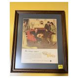 Framed Beer Belongs Advertisement