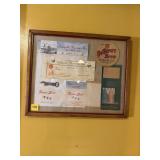 Framed Lafayette Brewery Tavern Beer Display
