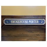 'Smokehouse Porter' Handcrafted Wooden Beer Sign
