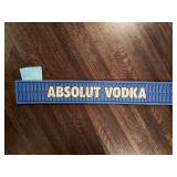 Absolut Vodka Blue Rubber Bar Rail Runner Mat