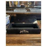 Jim Beam Black Wooden Display Box - Damaged