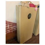 Painted Wooden Cornhole Boards with Bags